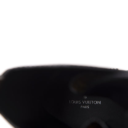 Louis Vuitton Calfskin Monogram Metropolis Flat Ranger Boots 39 Black 9 of 10