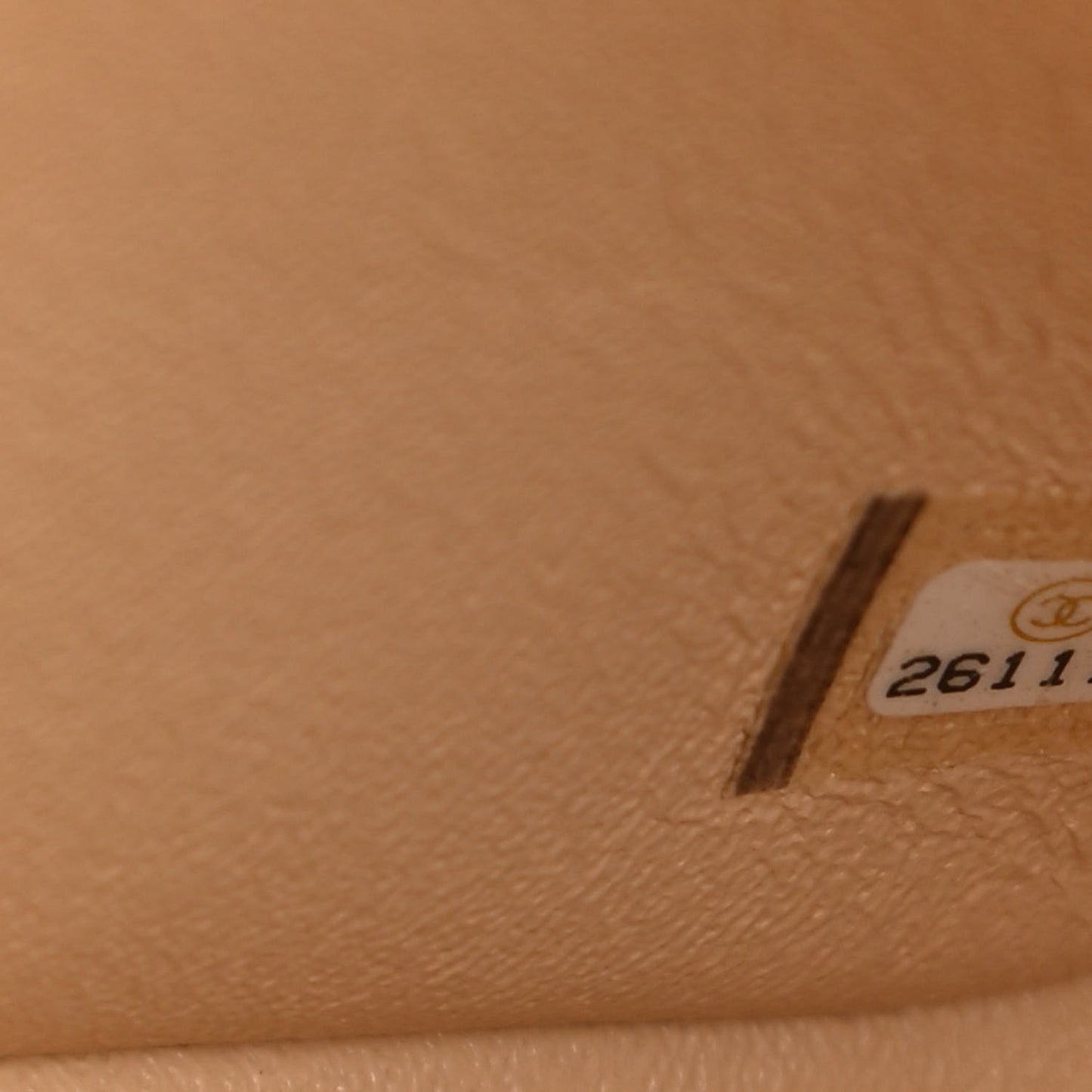 Caviar Quilted Jumbo Double Flap Beige