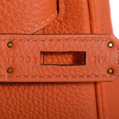 Hermes Togo Kelly Retourne 32 Orange 14 of 22