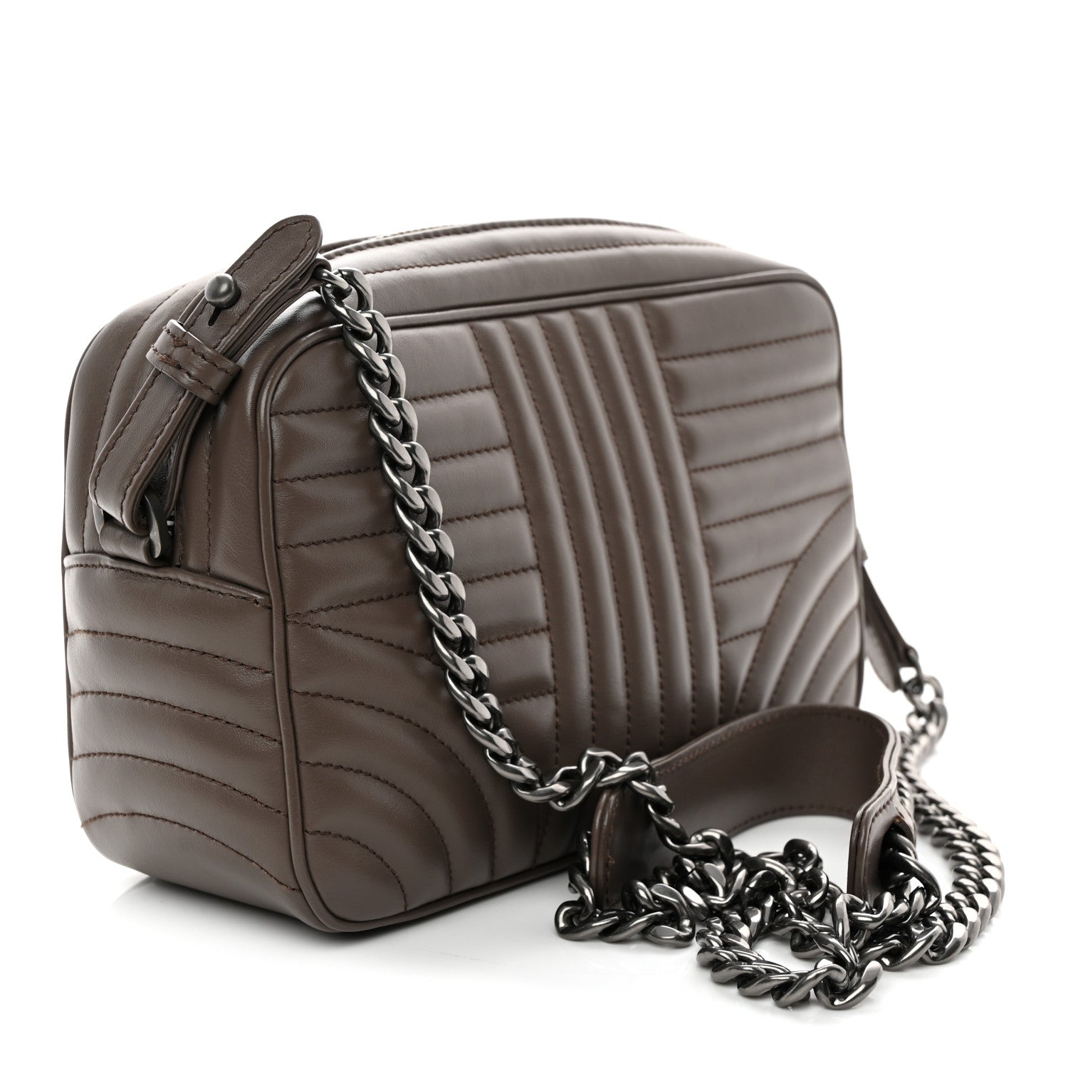 Prada Soft Calfskin Diagramme Camera Bag Bambu 3 of 10