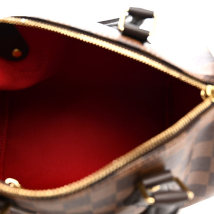 Louis Vuitton Damier Ebene Speedy Bandouliere 25 5 of 10