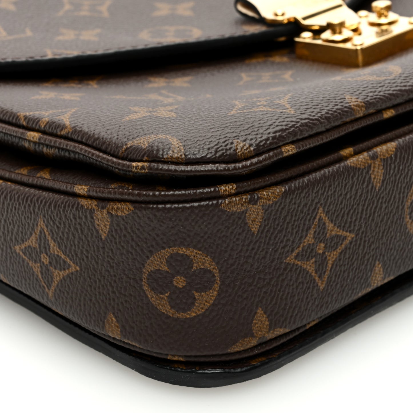 Monogram Braided Pochette Metis Creme Beige