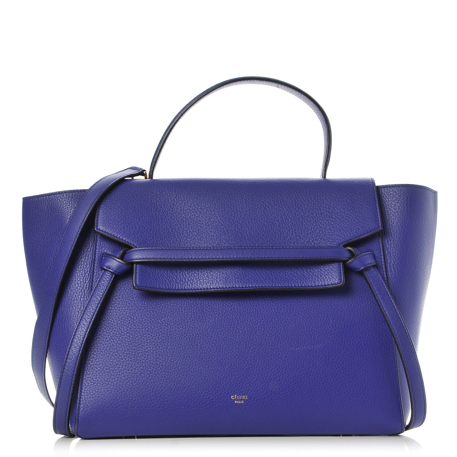 Celine Grained Calfskin Mini Belt Bag Indigo 1 of 8