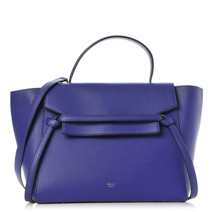 Celine Grained Calfskin Mini Belt Bag Indigo 1 of 8