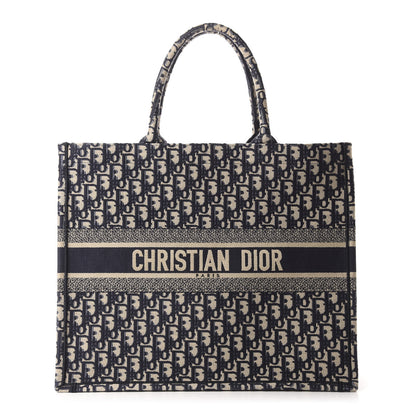 Christian Dior Oblique Book Tote Blue Multicolor 1 of 13