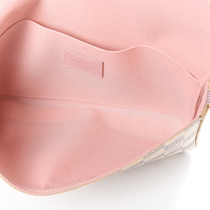 Louis Vuitton Damier Azur Pochette Felicie Chain Wallet Rose Ballerine 5 of 8