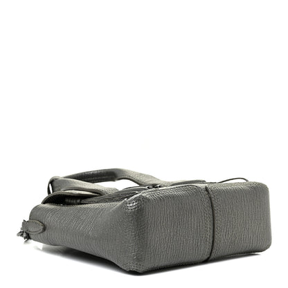 3.1 Phillip Lim Metallic Textured Calfskin Mini Pashli Satchel Silver 4 of 13