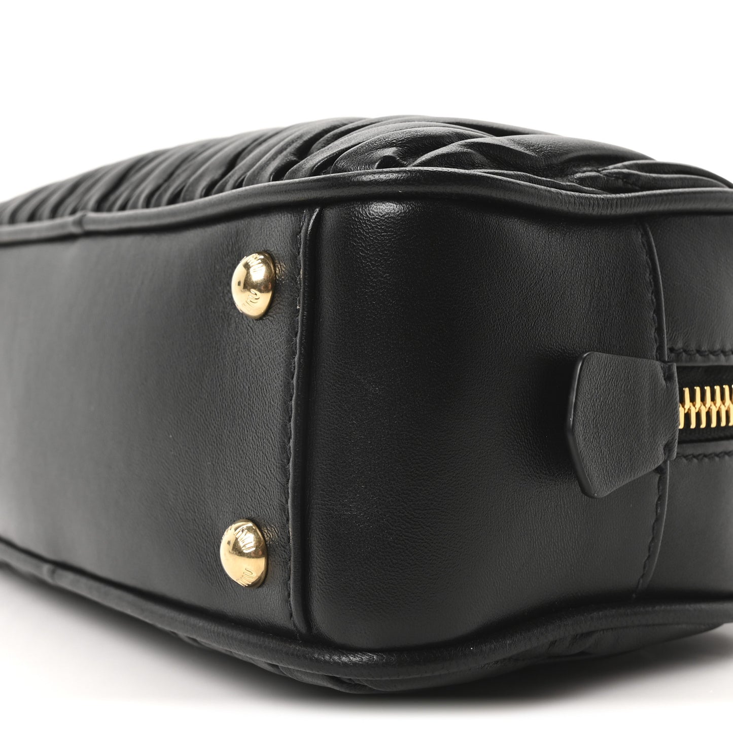 Nappa Matelasse Regular Arcadie Top Handle Bag Black