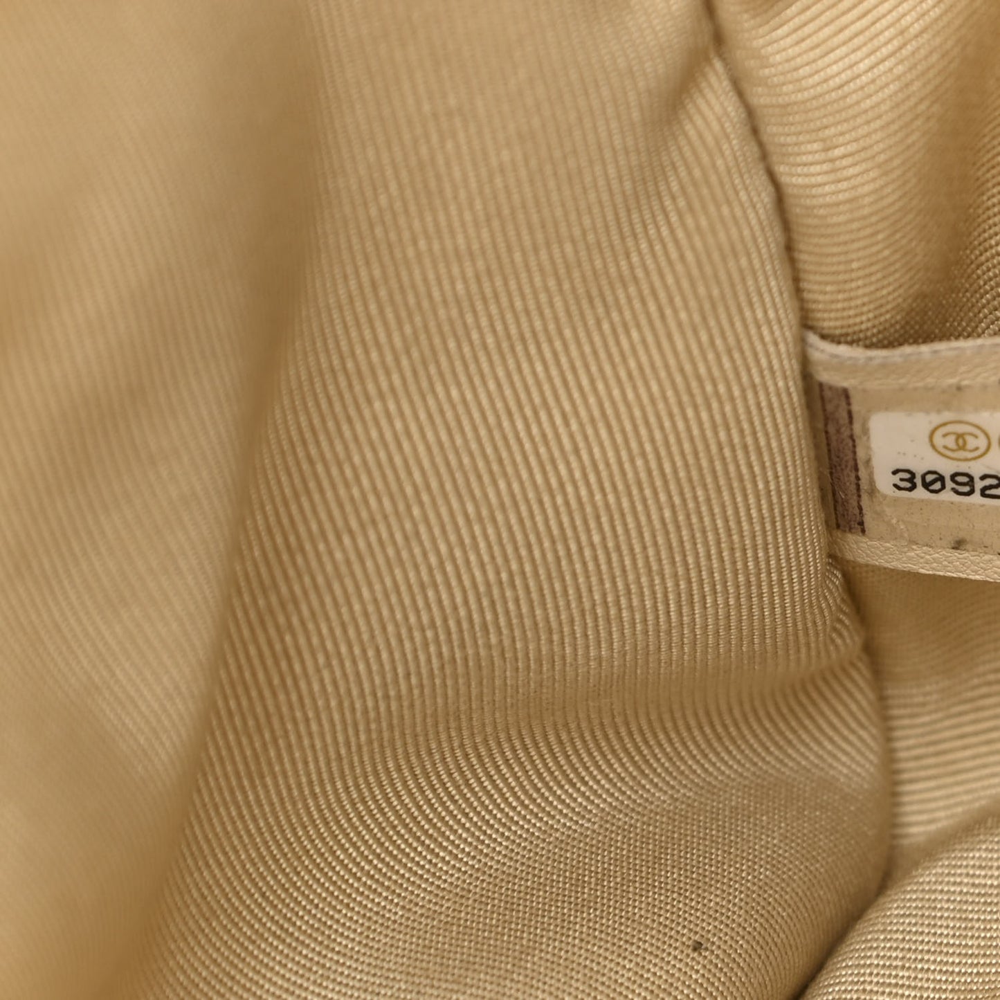 Lambskin Quilted Large Chanel 19 Flap Beige