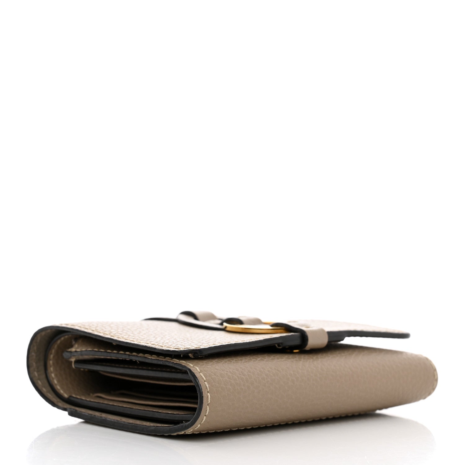 Chloe Grained Calfskin Small Darryl Trifold Wallet Motty Grey 4 of 9