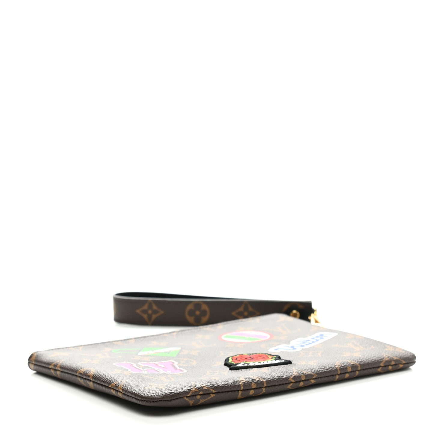 Monogram Travel Stickers City Pouch