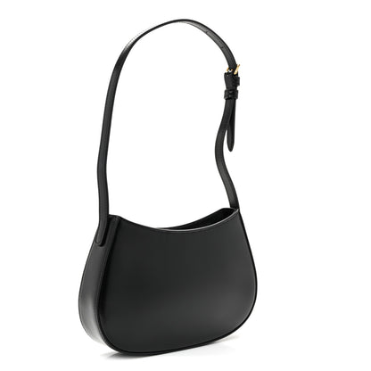 Celine Patent Calfskin Medium Tilly Triomphe Shoulder Bag Black 3 of 9
