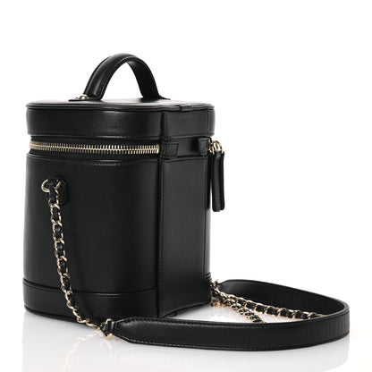 Chanel Lambskin Timeless Vanity Cosmetic Case Black 2 of 10