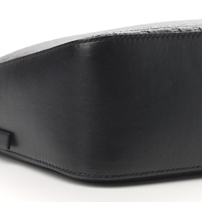 Givenchy Coated Canvas Logo 4G Embossed Small Moon Cut Out Shoulder Bag Black 9 of 10