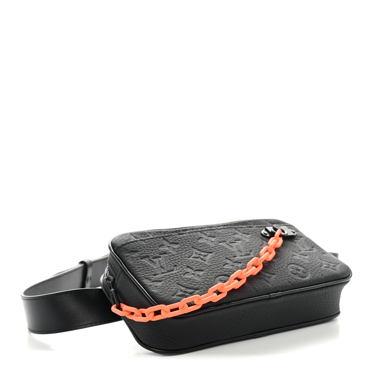 Taurillon Monogram Uniformes Solar Ray Soft Pochette Volga Belt Bag Black