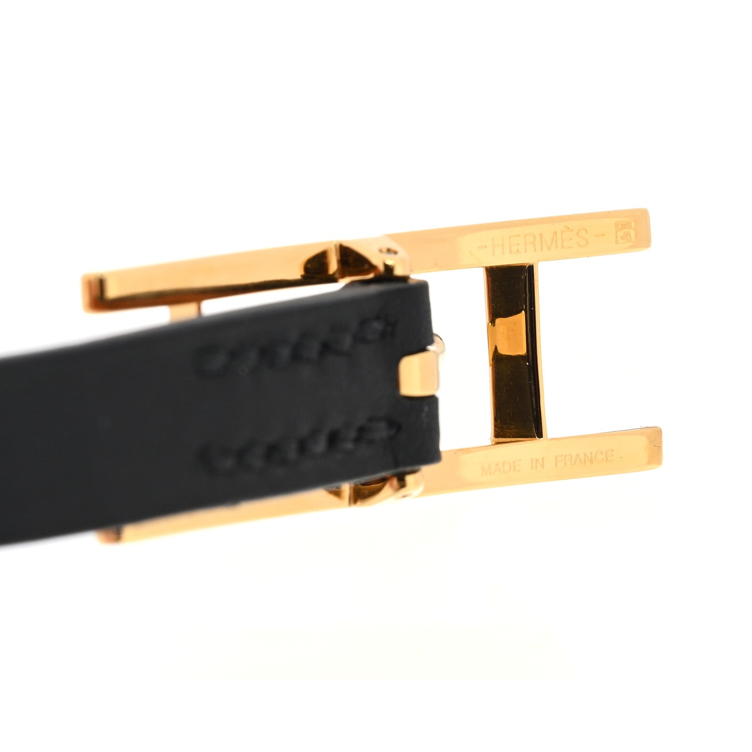 Hermes Swift Behapi Double Tour Bracelet Black 3 of 3