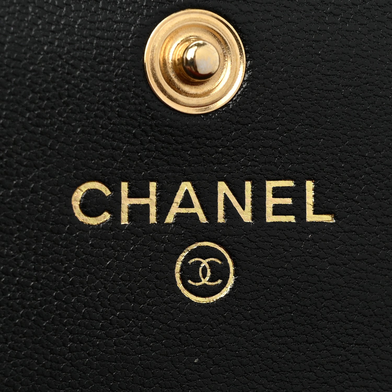 Chanel Lambskin Quilted Chanel 19 Flap Wallet Black 7 of 15