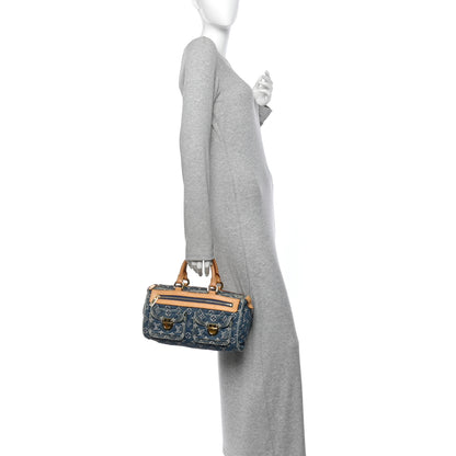 Louis Vuitton Monogram Denim Neo Speedy Blue 2 of 9