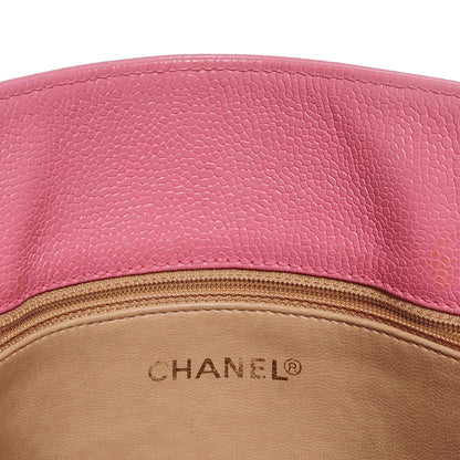 Chanel Caviar CC Shoulder Bag Pink 5 of 8