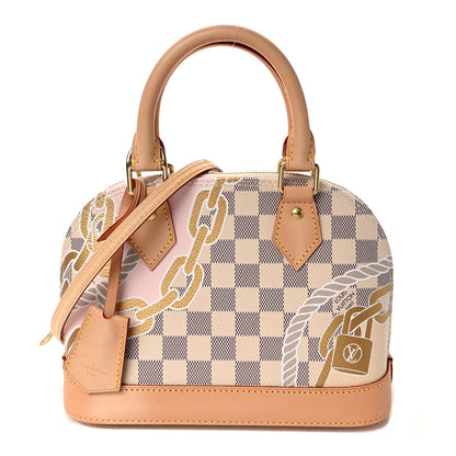 Louis Vuitton Damier Azur Nautical Alma BB 1 of 9
