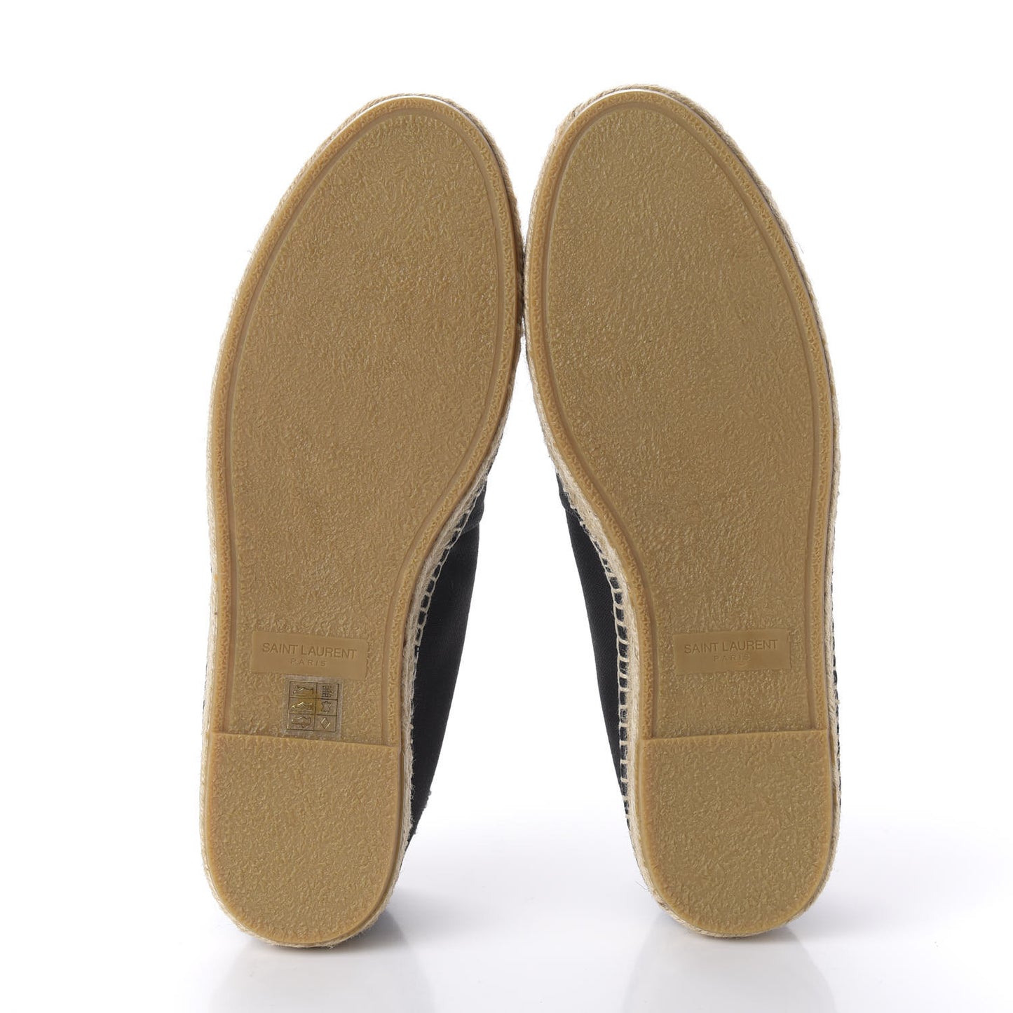 Canvas Elba Logo Embroidered Espadrilles 43 Black