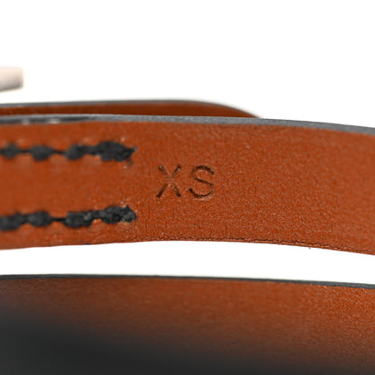 Hermes Chamonix Behapi Double Tour Bracelet XS Black 4 of 5
