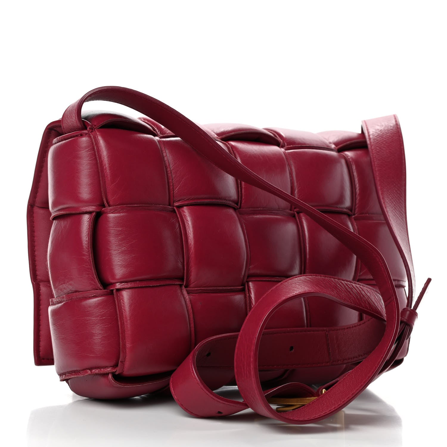 Bottega Veneta Nappa Maxi Intreccio Padded Cassette Crossbody Bag Cinnabar 2 of 4