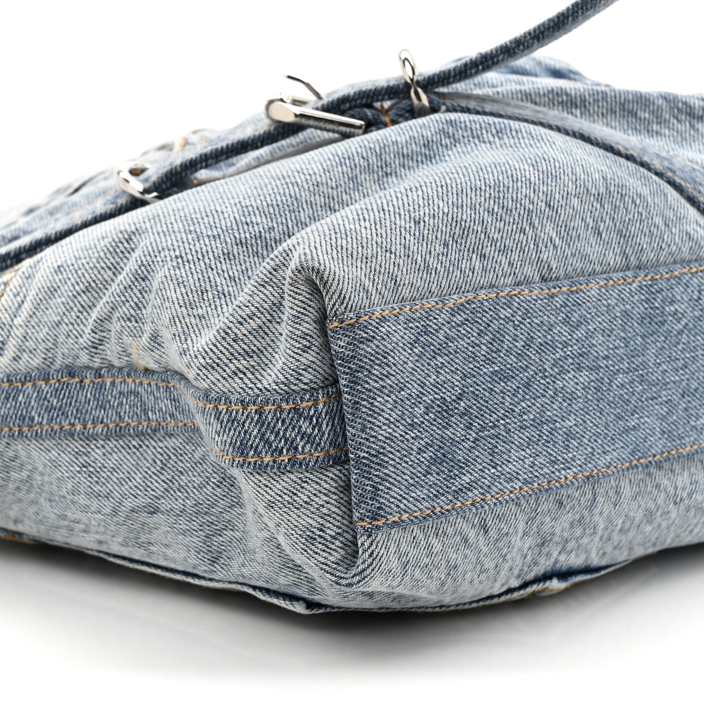 Boyfriend Denim Medium Voyou Bag Medium Blue