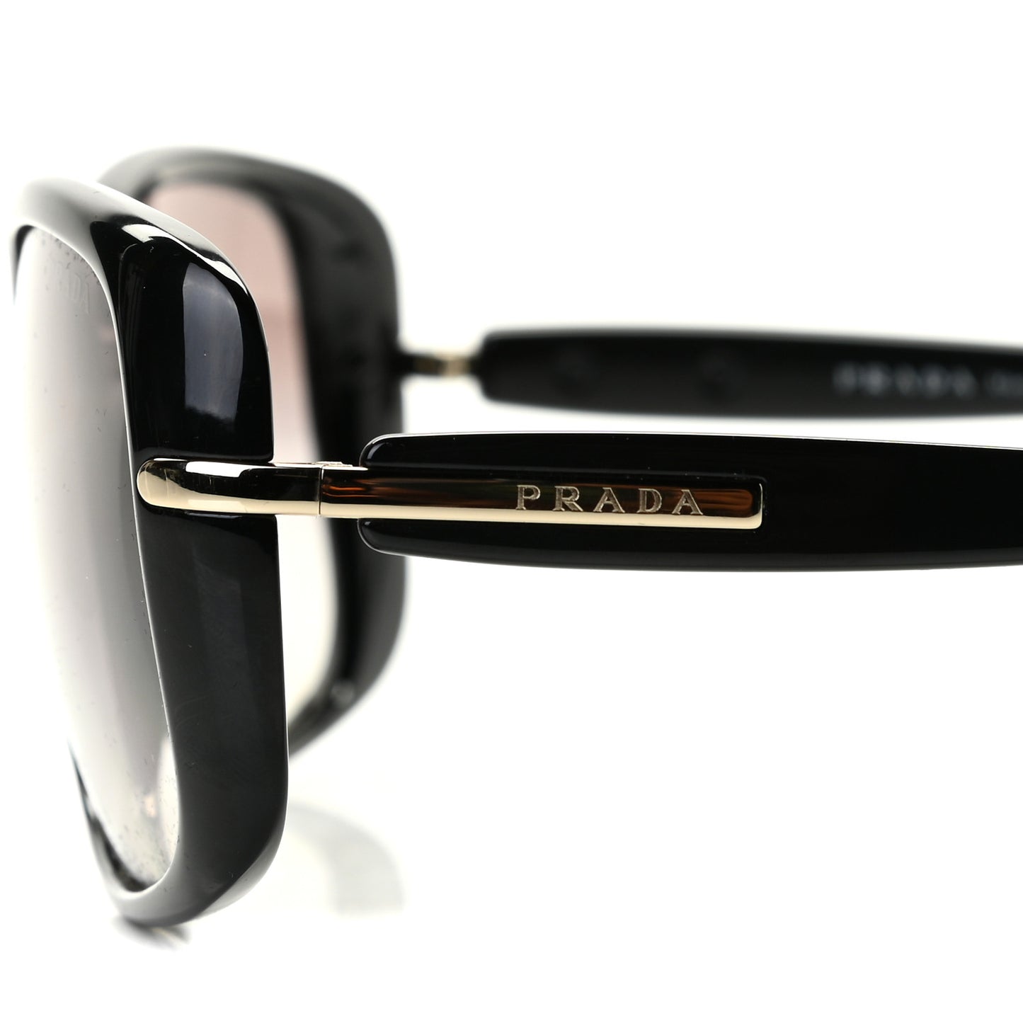 Acetate Square Sunglasses SPR 08O Black