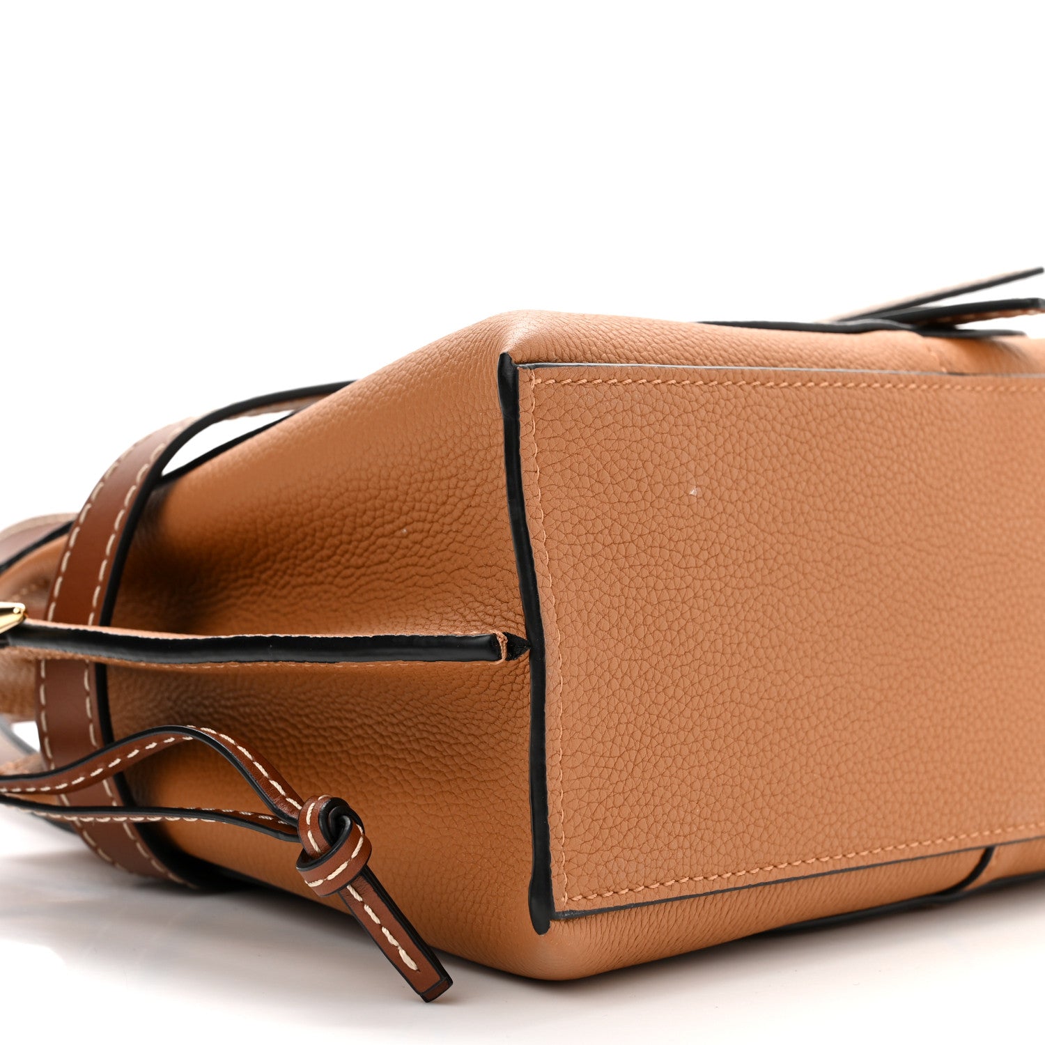 Loewe Calfskin Mini Gate Tote Caramel 9 of 11