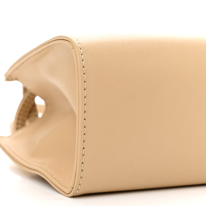 Telfar Vegan Leather Small Shopping Bag Cream 9 of 10
