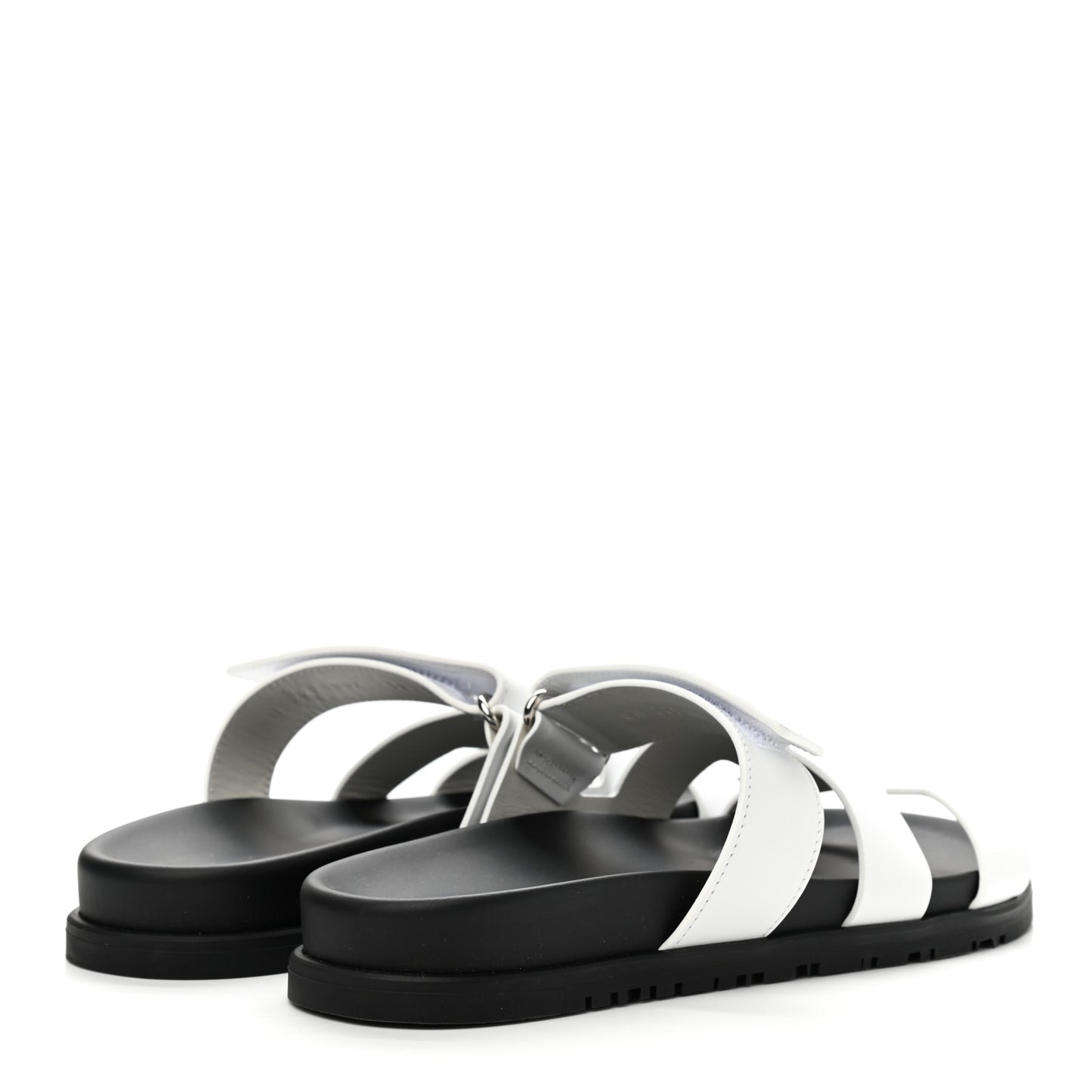 Calfskin Womens Chypre Sandals 38 White