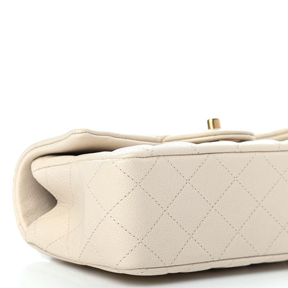Chanel Caviar Quilted Mini Top Handle Rectangular Flap Beige 8 of 9
