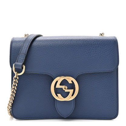 Gucci Dollar Calfskin Small Interlocking G Shoulder Bag Caspian 1 of 12