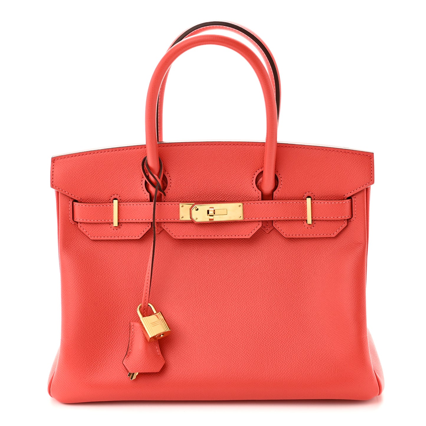 Epsom Birkin 30 Rouge Pivoine