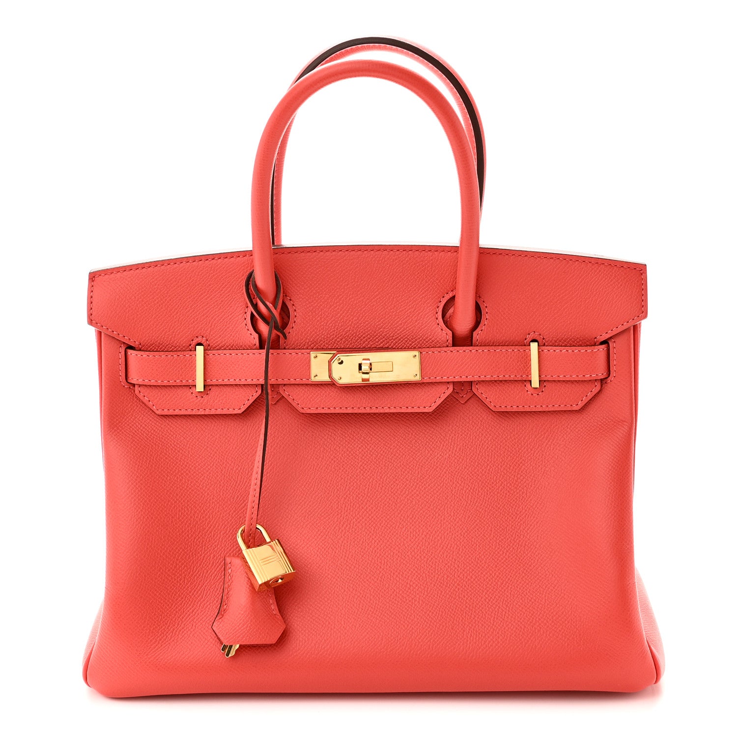 Hermes Epsom Birkin 30 Rouge Pivoine 1 of 10