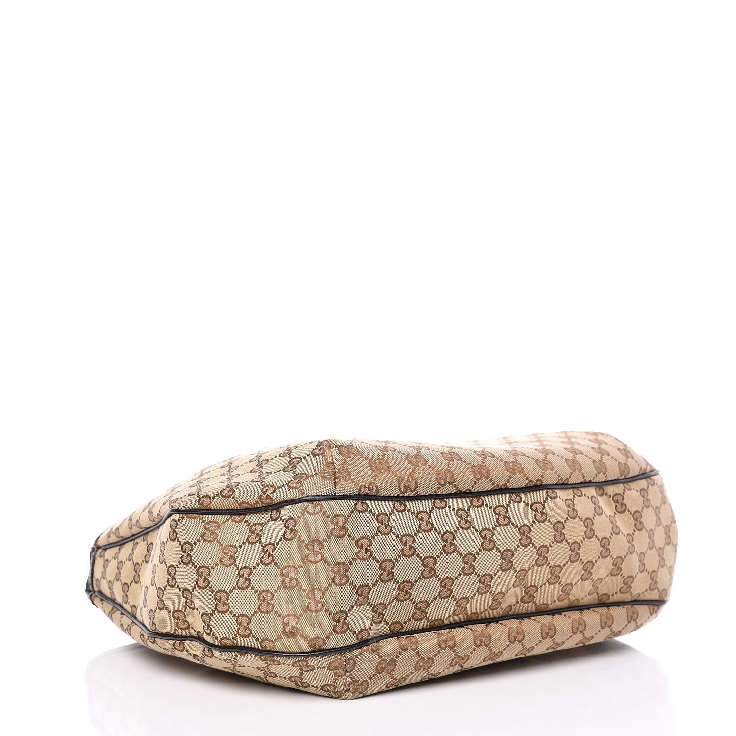 Gucci Monogram Large New Ladies Web Hobo Dark Brown 4 of 10