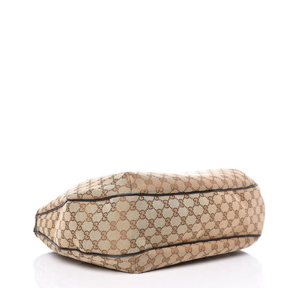 Gucci Monogram Large New Ladies Web Hobo Dark Brown 4 of 10