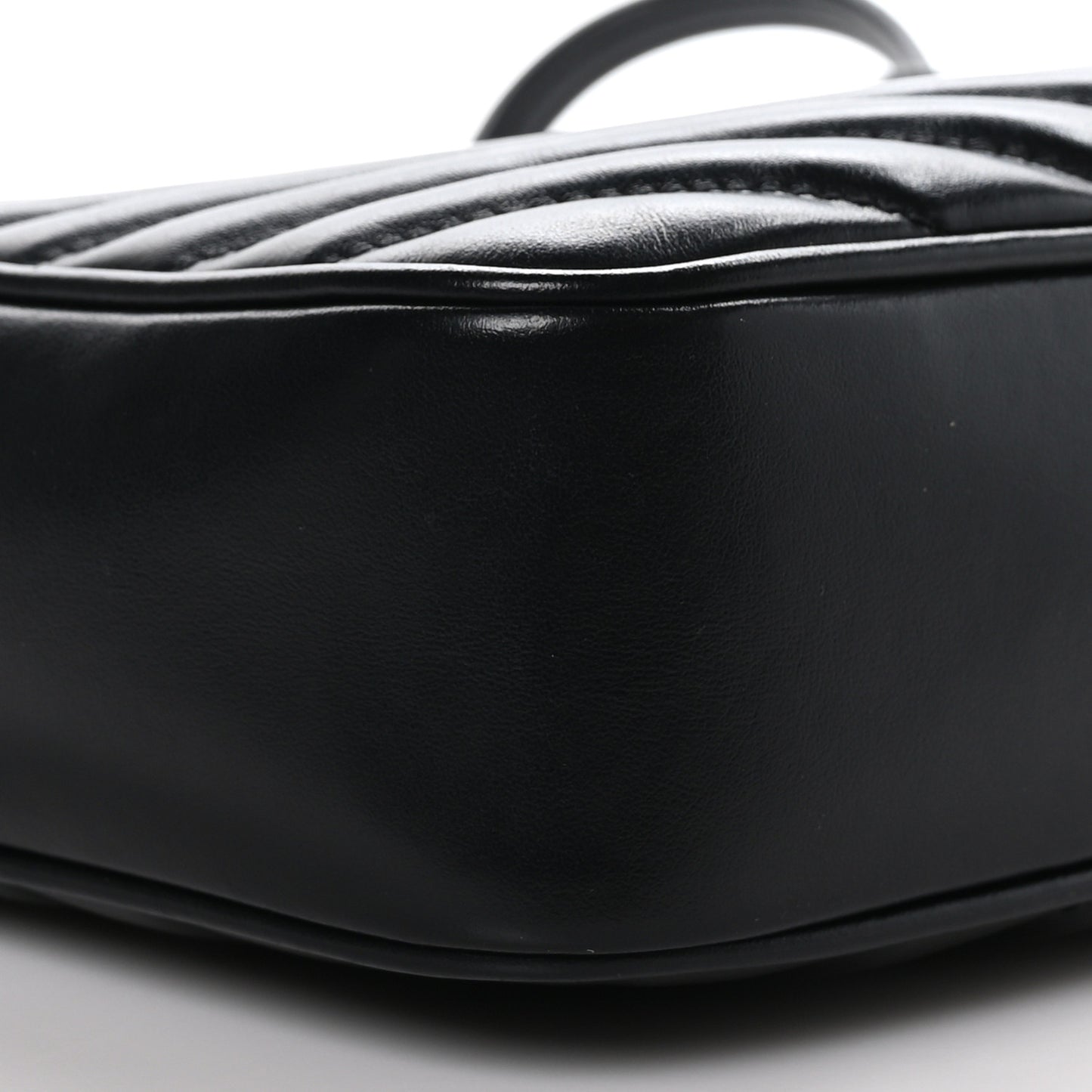 Calfskin Matelasse Monogram Monochrome Lou Camera Bag Black