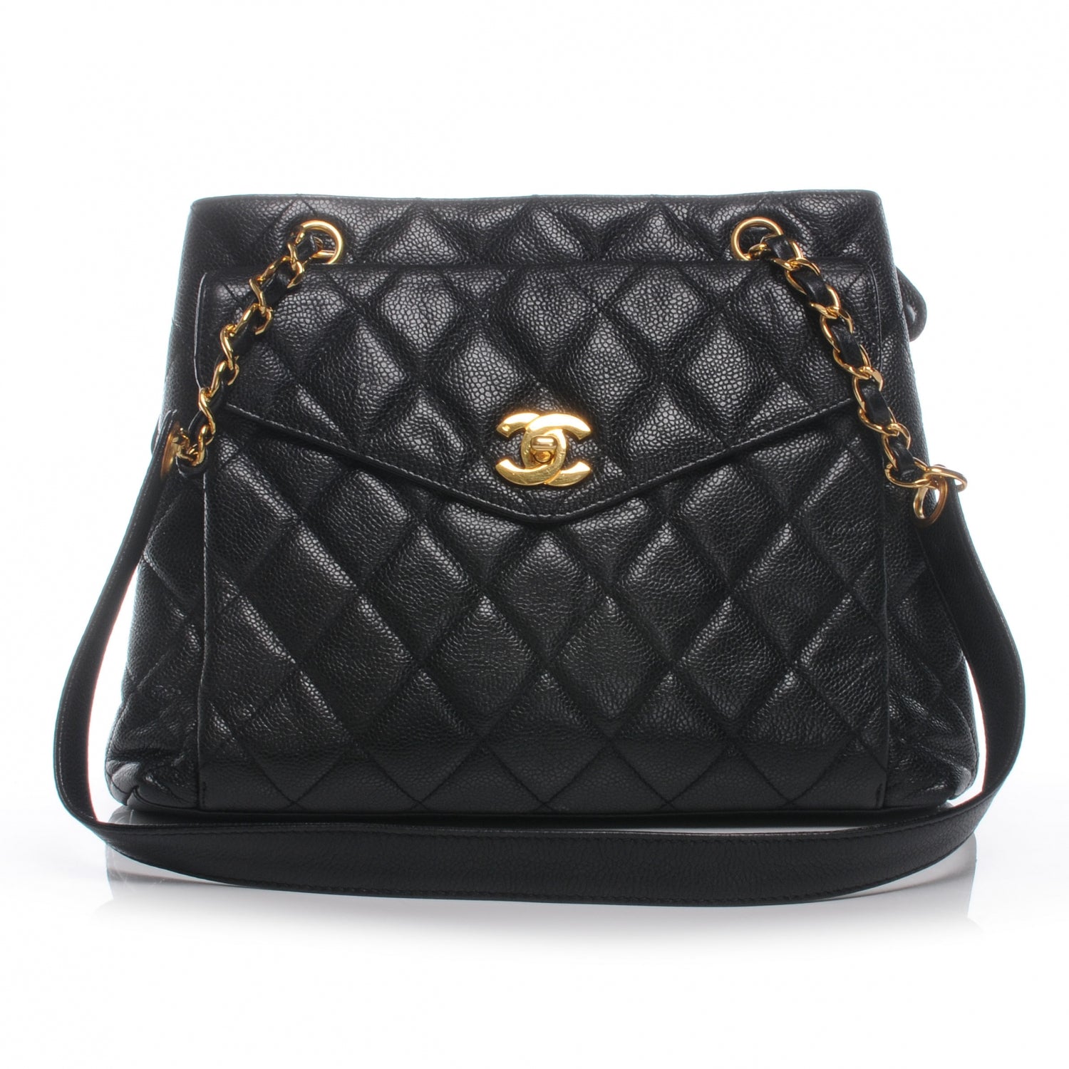 Chanel Caviar Quilted Tote Black 1 of 8
