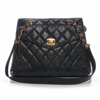 Chanel Caviar Quilted Tote Black 1 of 8