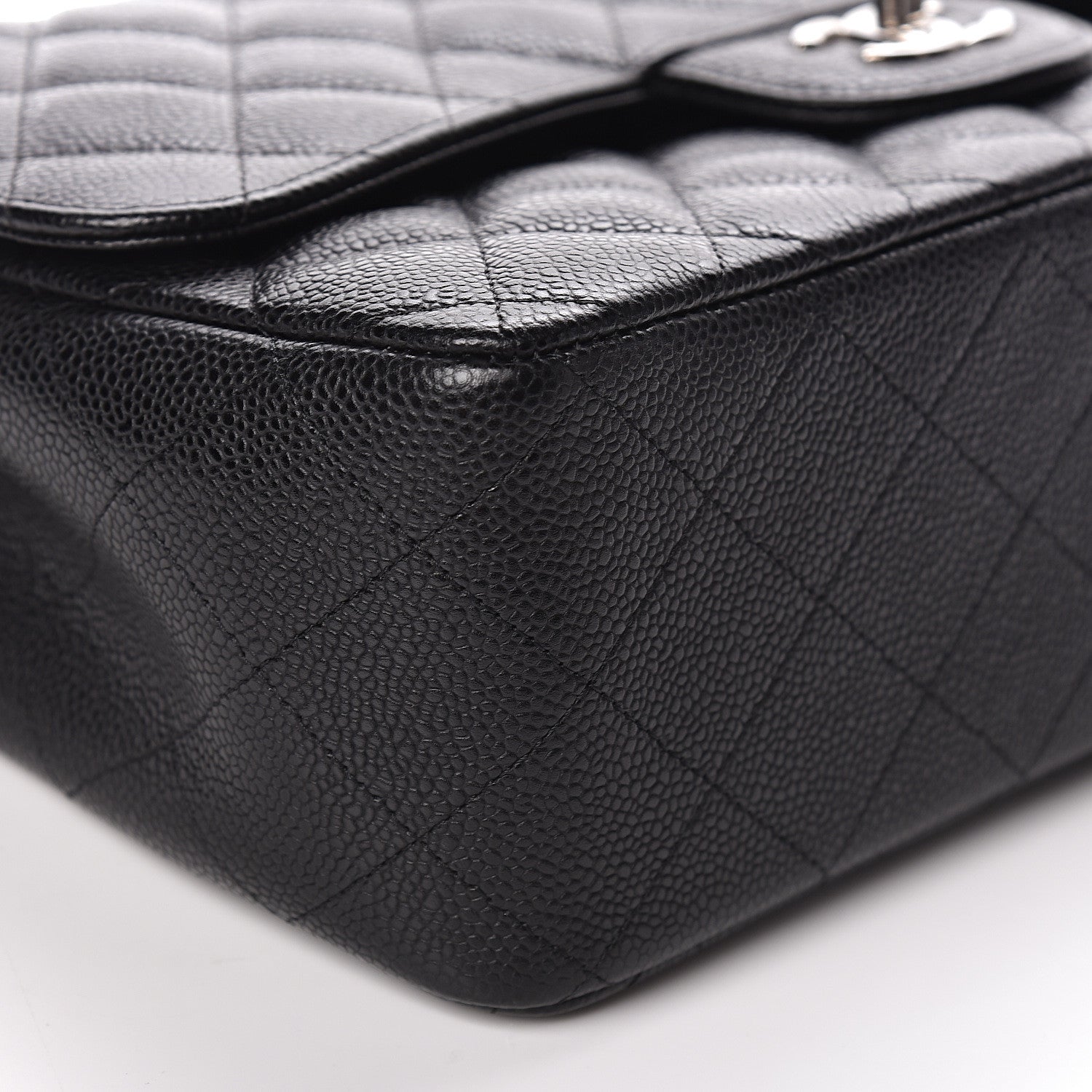 Chanel Caviar Quilted Jumbo Double Flap Black 9 of 11