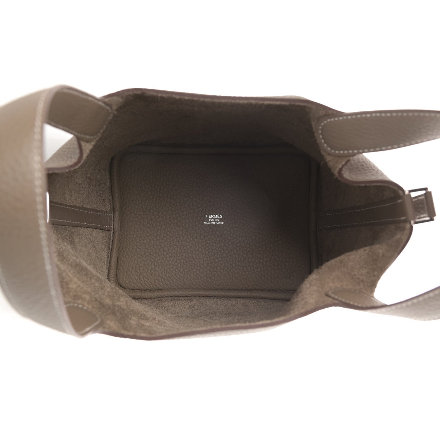 Taurillon Clemence Picotin Lock 18 PM Etoupe