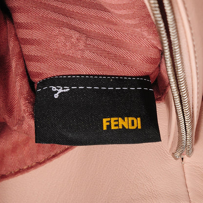 Fendi Vitello Elite Calfskin Colorblock Petite 2Jours Tote Argento Plaster 8 of 11