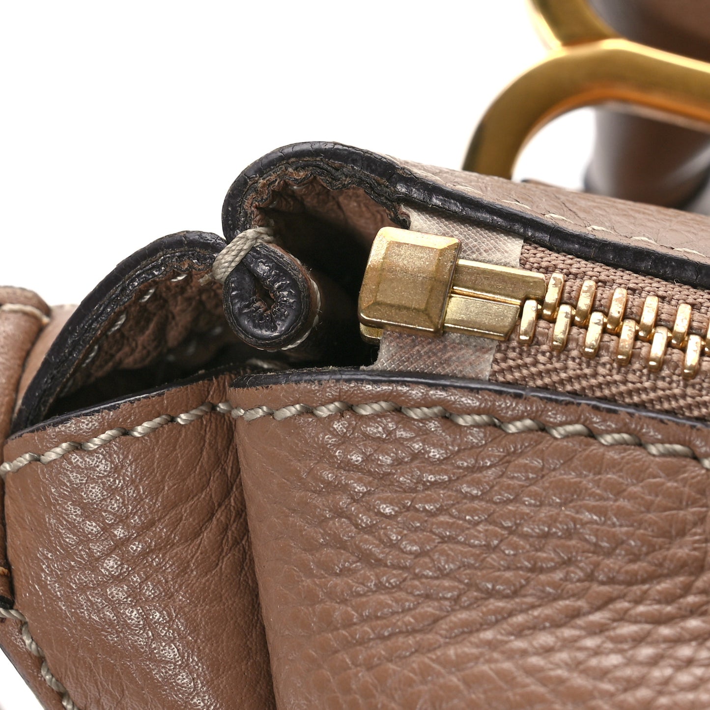 Calfskin Medium Marcie Satchel Nude