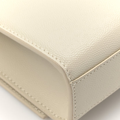 Saint Laurent Grain De Poudre Medium Monogram Kate Satchel Crema Soft 15 of 16
