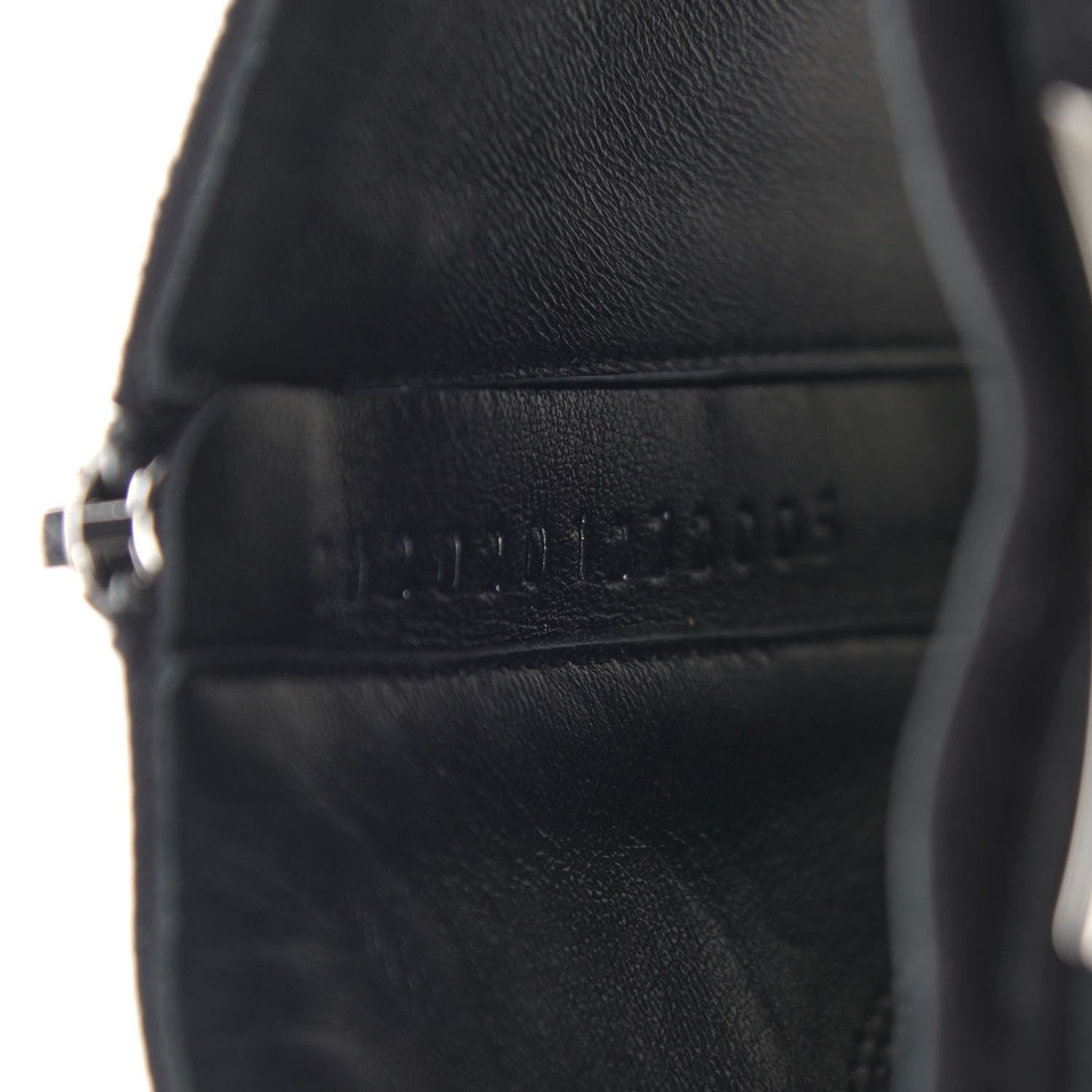 Hermes Suede Goatskin Rhinestone Blanche Ankle Boots 37.5 Black 8 of 10