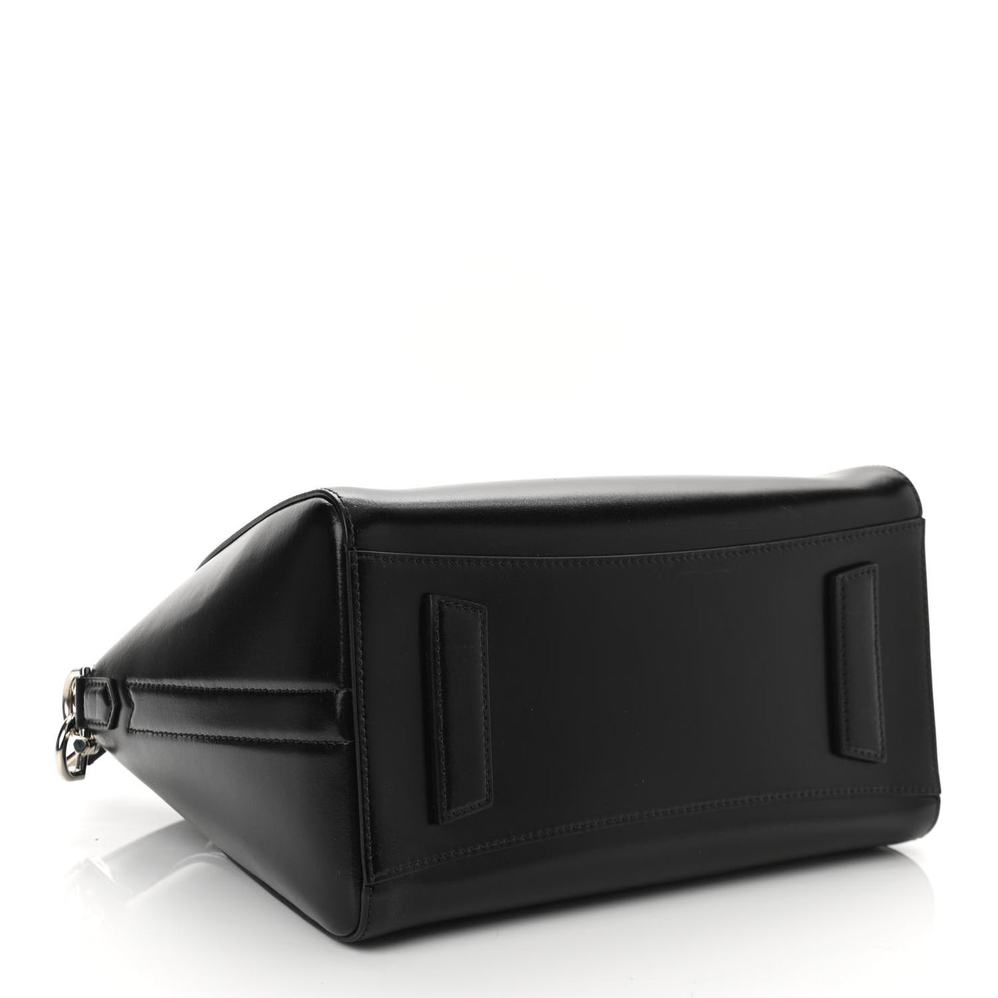 Shiny Lord Calfskin Small Antigona Black