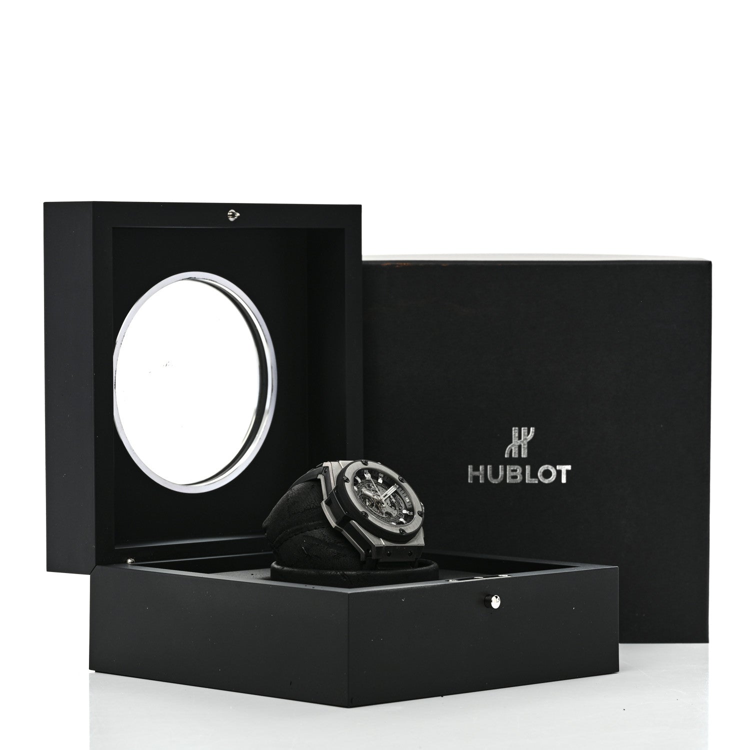 Hublot Titanium Rubber 48mm King Power Unico Automatic Watch Silver 701.NX.0170.RX 5 of 5