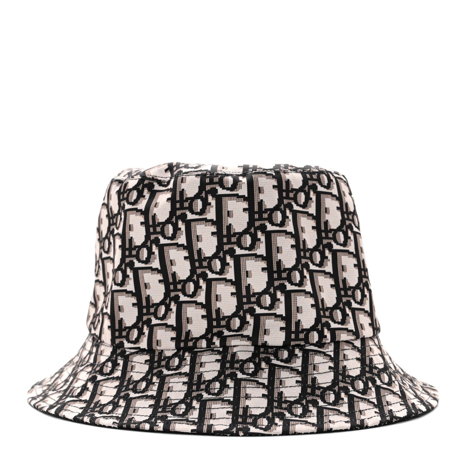 Christian Dior Oblique Reversible Teddy-D Brim Bucket Hat 58 Black 5 of 14